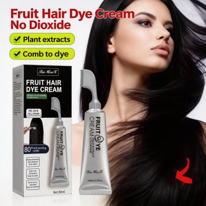 RuiMewK™ No-Mix Fruit Hair Dye - Instant Black & Grey Coverage