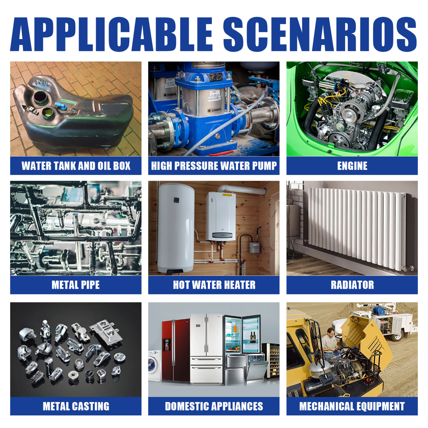 EELHOE AB casting glue high temperature resistant welding glue metal casting crack repair agent plugging waterproof welding-CLEJOY