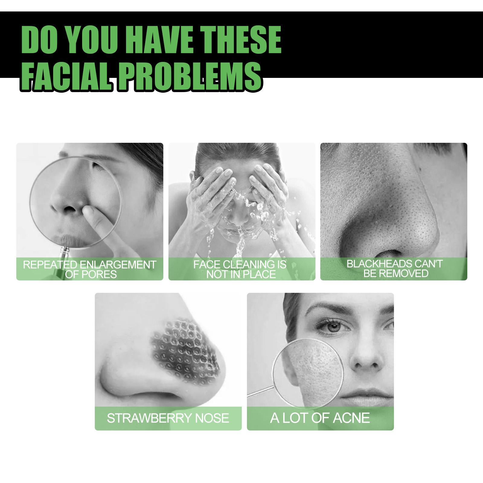 EELHOE Bamboo Charcoal Blackhead Remover Peel-Off Mask Deep Cleans Pores and Acne T-Zone Oil Control Peel-Off Mask