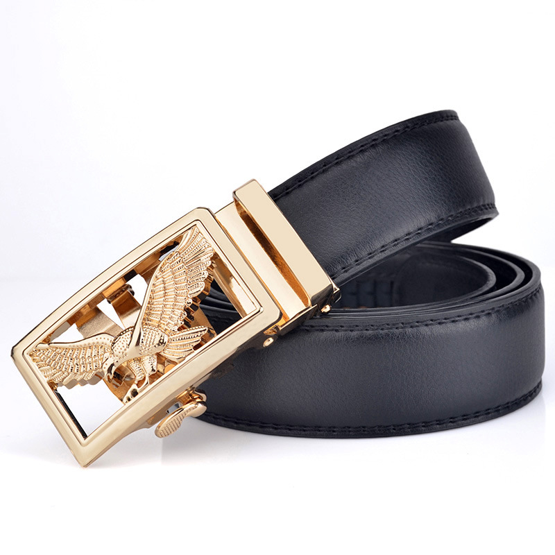 Eagle Automatic Buckle Genuine Leather Belt