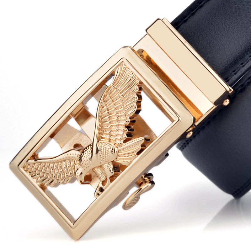 Eagle Automatic Buckle Genuine Leather Belt