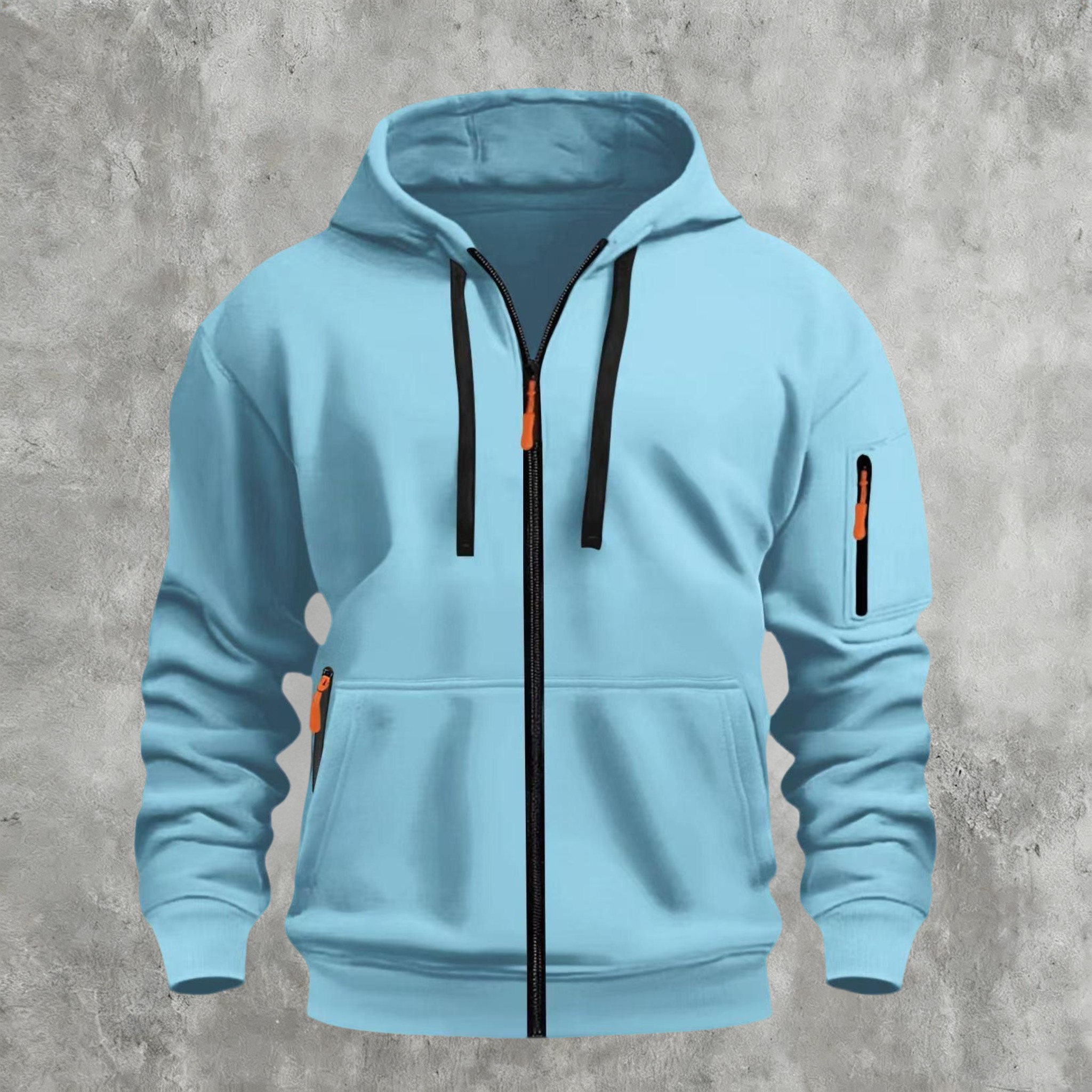 Men's Solid Color Hoodies Tops