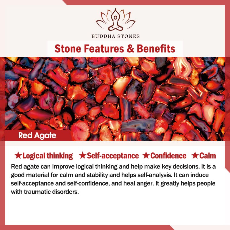 Features & Benefits of the Red Agate