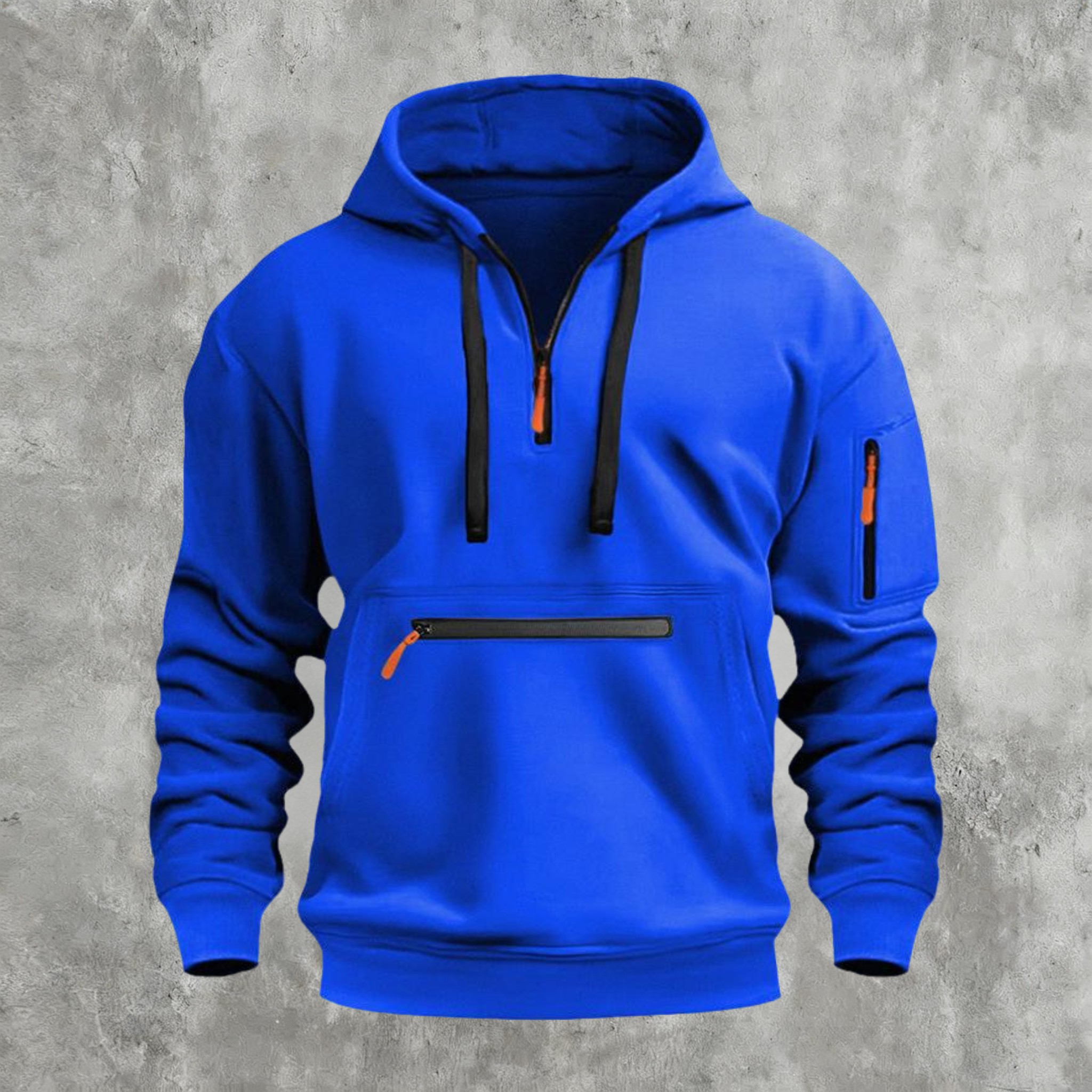 Men'solid Color Hoodies Tops