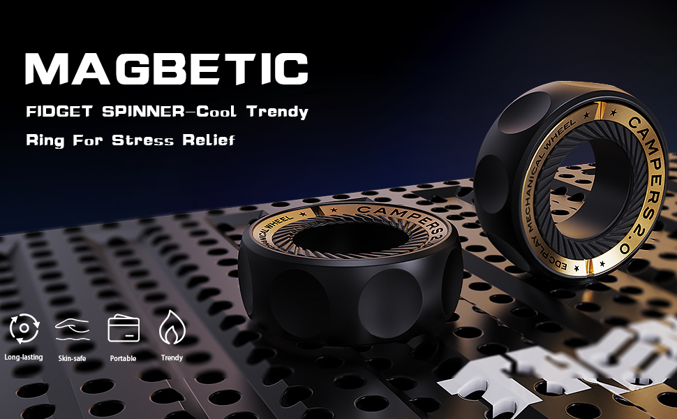 magnetic rings fidget toy, fidget spinners for adults