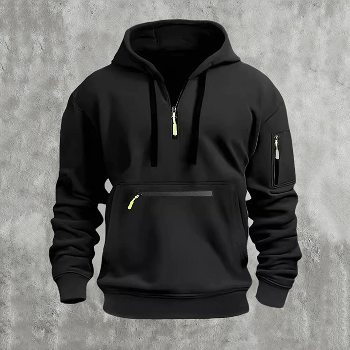 Men'solid Color Hoodies Tops