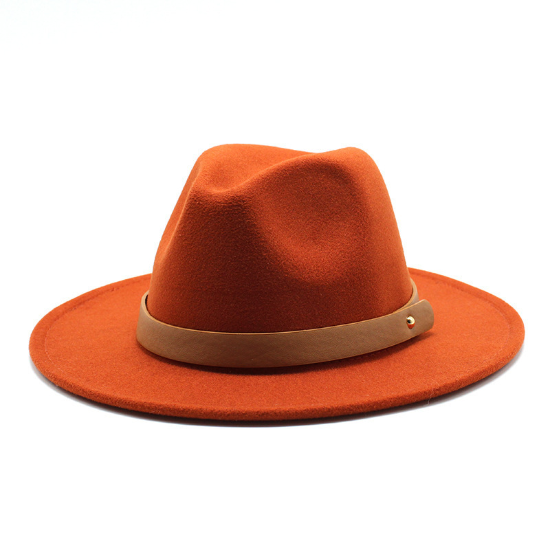 Rust Red Woolen Hat