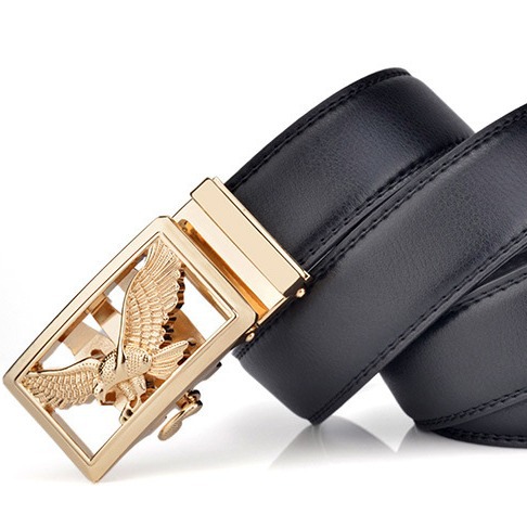 Eagle Automatic Buckle Genuine Leather Belt