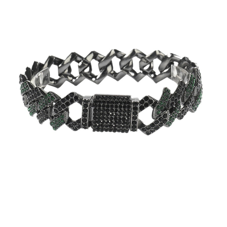 Men's 15Mm Exaggerated Diamond Geometric Hip-Hop Necklace