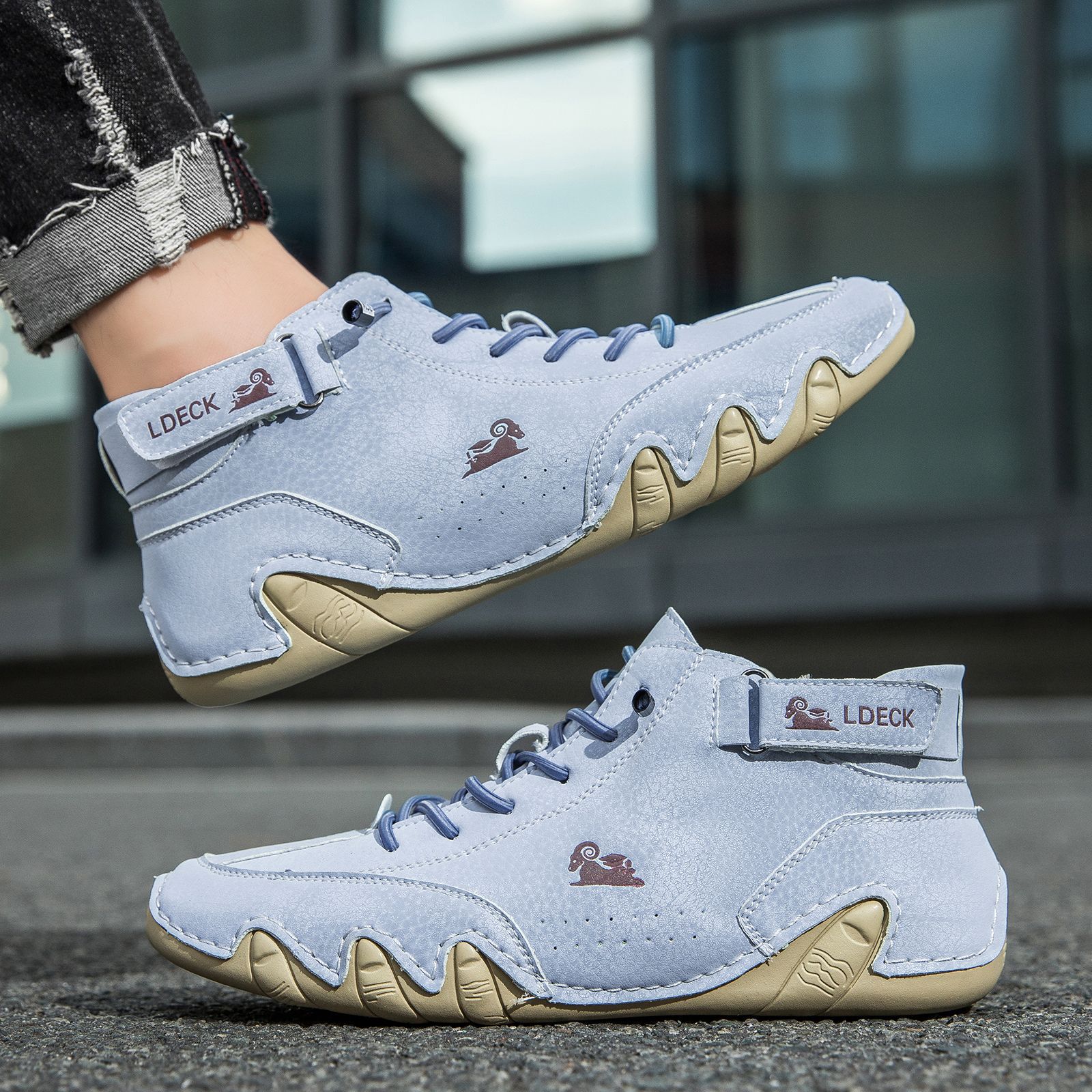 High-Top Octopus Men's Casual Short Boots