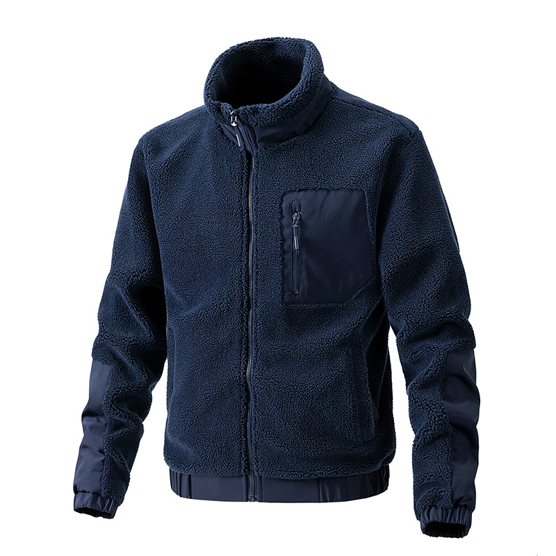 Plus-Size Men's Polar Fleece Jacket