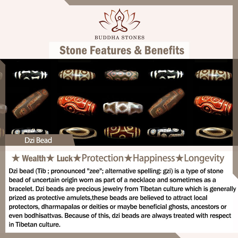 Buddha Stones Ebony Wood Green Sandalwood Copper Brass Dzi Bead Black Onyx Calm Double Wrap Bracelet Bracelet BS 5