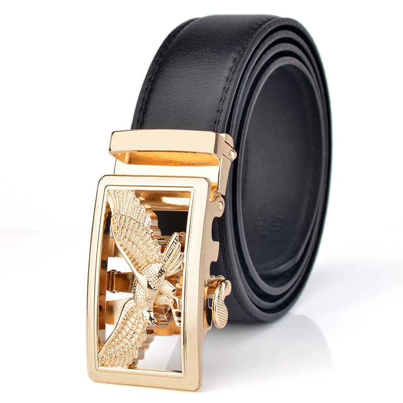 Eagle Automatic Buckle Genuine Leather Belt