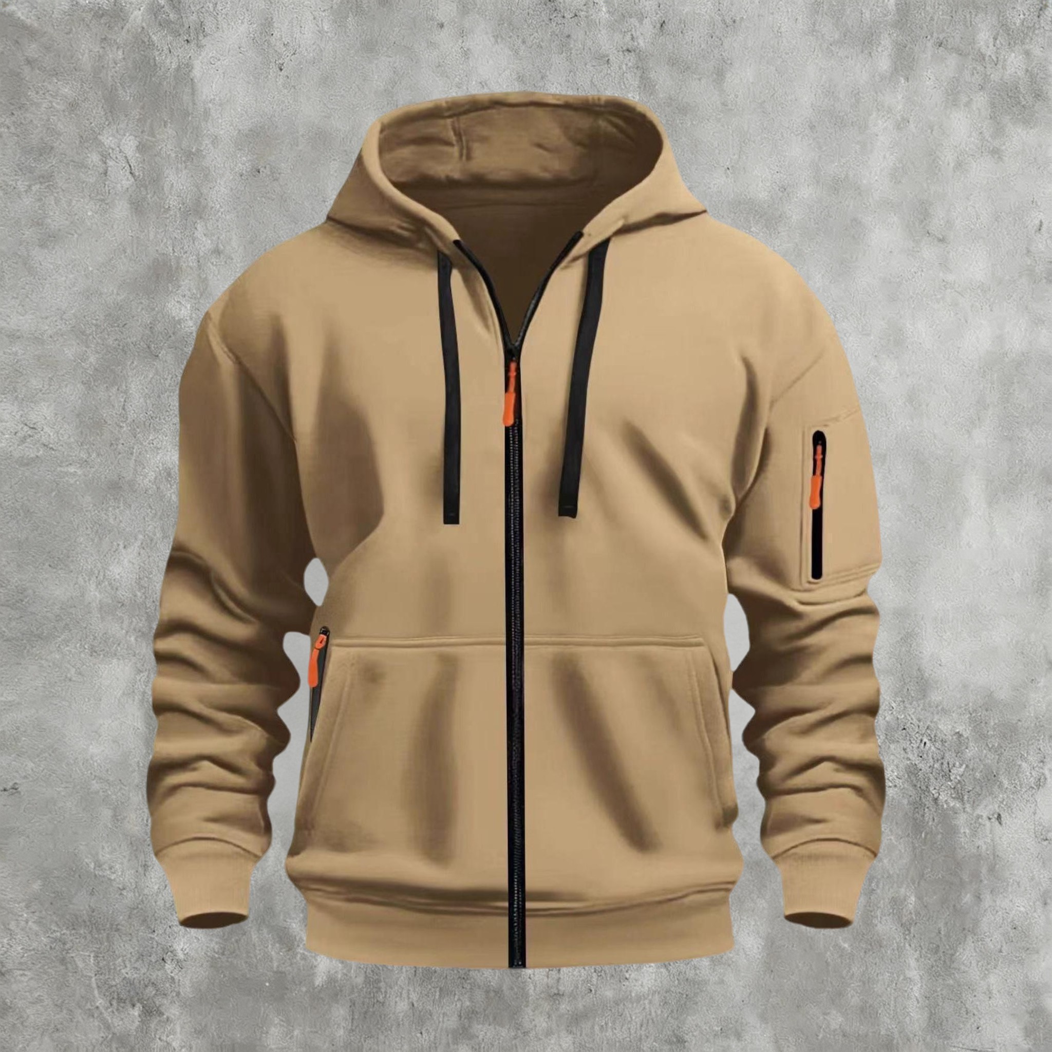 Men's Solid Color Hoodies Tops