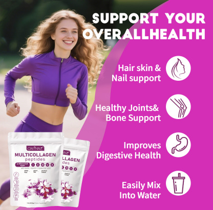 Gwynne Multicollagen Peptides Polvo,con Biotina,453.6g Sin Sabor