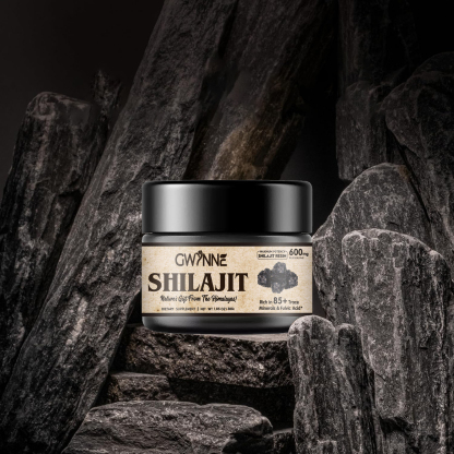 Gwynne Shilajit resina natural pura orgánica del himalaya 600g 3pcs color blanco
