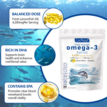 Gwynne Super Omega 3 4200mg,120 Cápsulas Con Epa,dha