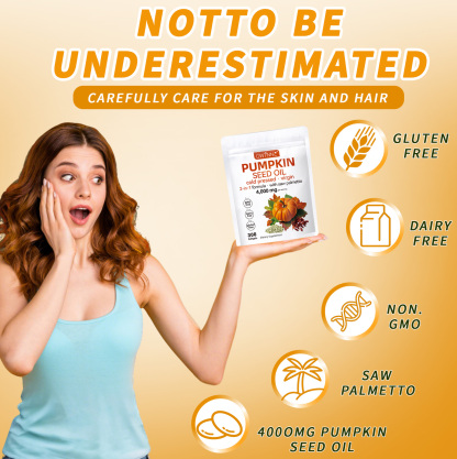 Gwynne 4000mg Cápsulas De Aceite De Semilla De Calabaza,cold Pressed,pure Virgin Oil,apoyar La Salud Del Cabello,el Sistema Urinario Y La Próstata,rico En Ácidos Grasos Y Phytosterols 300cápsulas