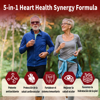Gwynne Coq10 Cápsulas,120 Cápsulas,con Pqq,400 Mg Coq10 Y 1200 Mg Omega-3,salud Cerebral Y Cardíaca, Hígado,hueso Y Apoyo Antioxidante