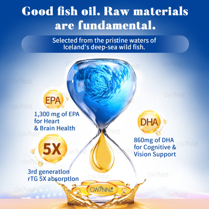 Gwynne Super Omega 3 Premium 3600mg Aceite De Pescado,orégano,pescado Salvaje De Islandia,salud Cerebral,salud Del Corazón,apoyo A La Salud De La Inflamación,apoyo A La Salud Del Colesterol 120Cápsula