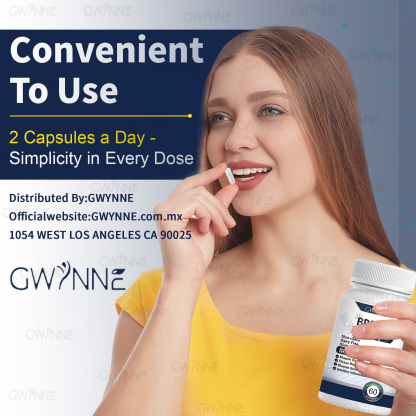 Gwynne Cápsulas De Péptidos Bpc-157 De Alta Potencia Para La Recuperación Muscular Y Del Ejercicio, Recuperación Acelerada Y Curación Intestinal 1000mcg 60 Cápsulas