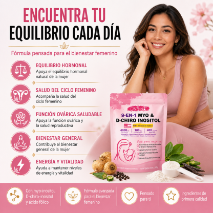 GWYNNE 40:1 Myo Y D Chiro Inositol Inositol En Polvo 250g