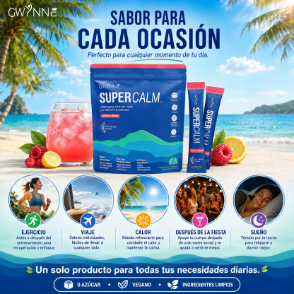 GWYNNE Supercalm Ksm-66 Suplemento de cortisol con glicinato de magnesio Mantenga eficazmente los niveles de cortisol