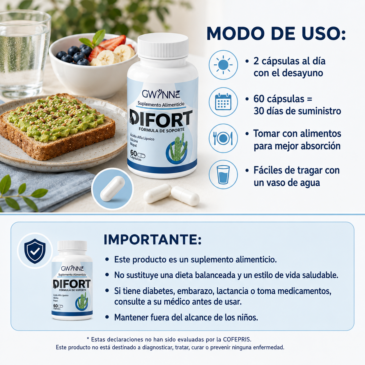 Beneficios para la salud: Este suplemento de limpieza de 15 días alivia el estreñimiento y la hinchazón, promueve la regularidad, apoya la salud intestinal y mejora la absorción de energía y nutrientes.