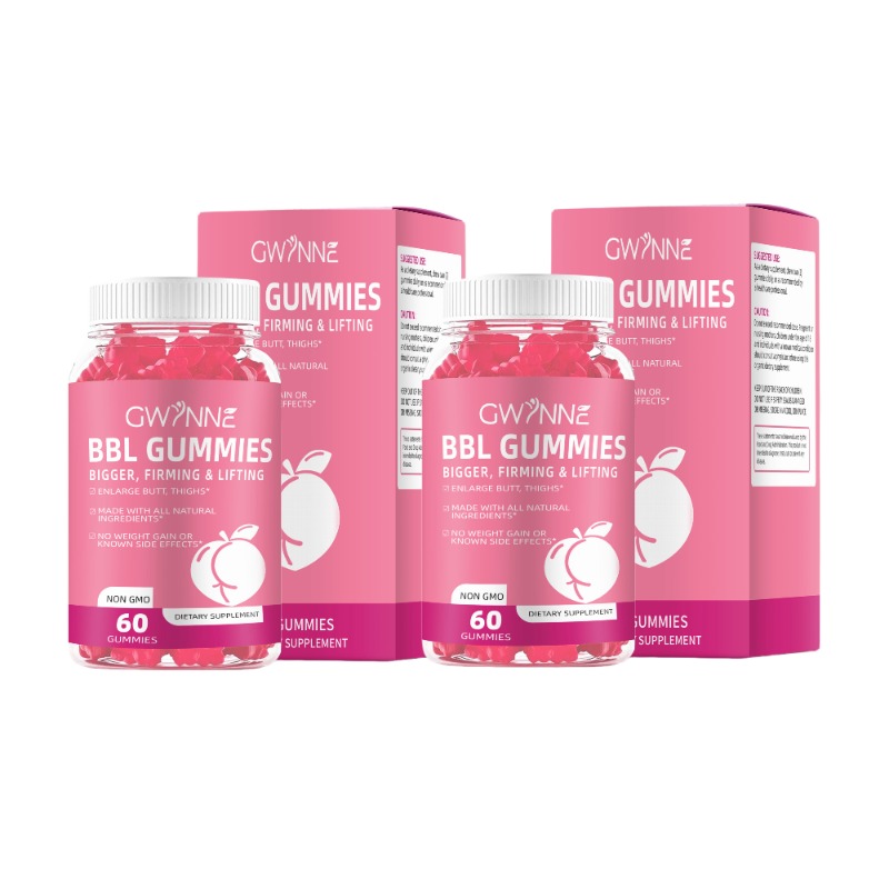 Gwynne bbl gummies gominolas dietéticas para glúteos butt hip booster 2pcs mujer
