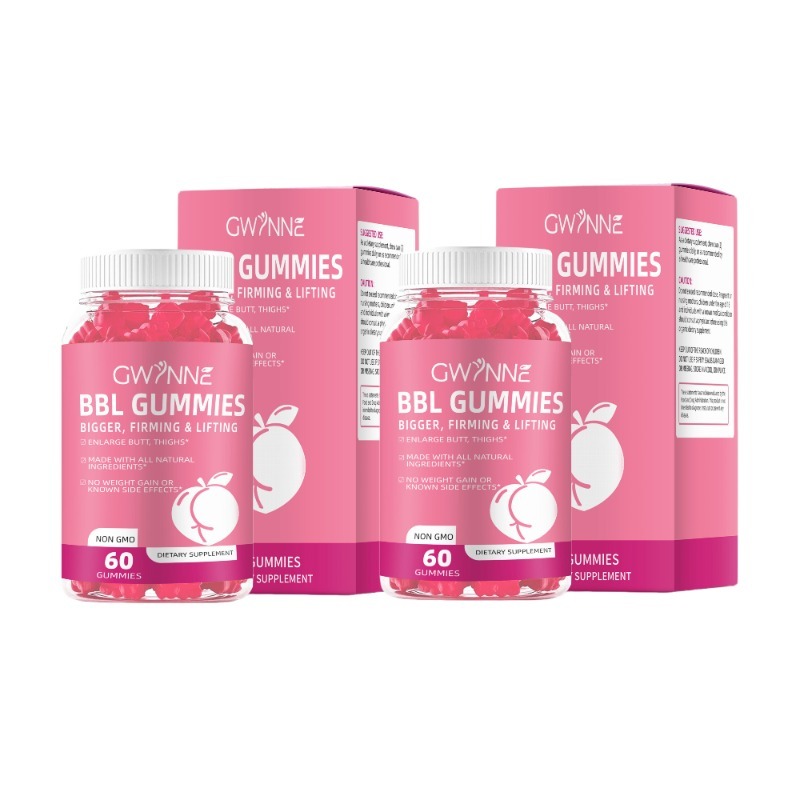 Gwynne bbl gummies gominolas dietéticas para glúteos butt hip booster 2pcs mujer