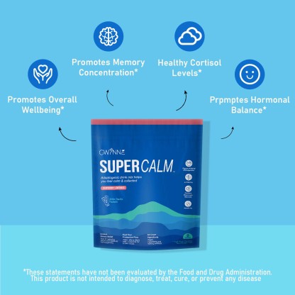 Mezcla De Bebidas En Polvo Supercalm Suplementos Frambuesa E