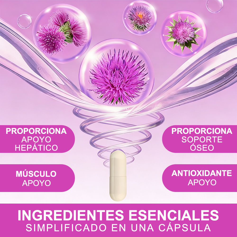 Gwynne Cardo Mariano Orgánico Cápsulas,silymarin Milk Thistle 30:1 Extracto,apoyo A La Desintoxicación Y Reparación Del Hígado,apoyo A Los Antioxidantes,muscular Y Óseo,90 Cápsulas