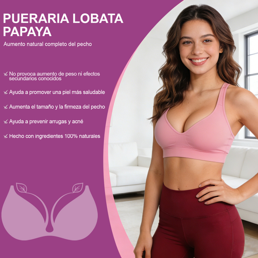 Gwynne Puro Natural Aumento De Mamas Lifting De Glúteos,con Pueraria Mirifica 1000mg Y Extracto De Papaya 500mg,apoyo Al Crecimiento Mamario,piel Sana,estrógeno,60 Gominolas