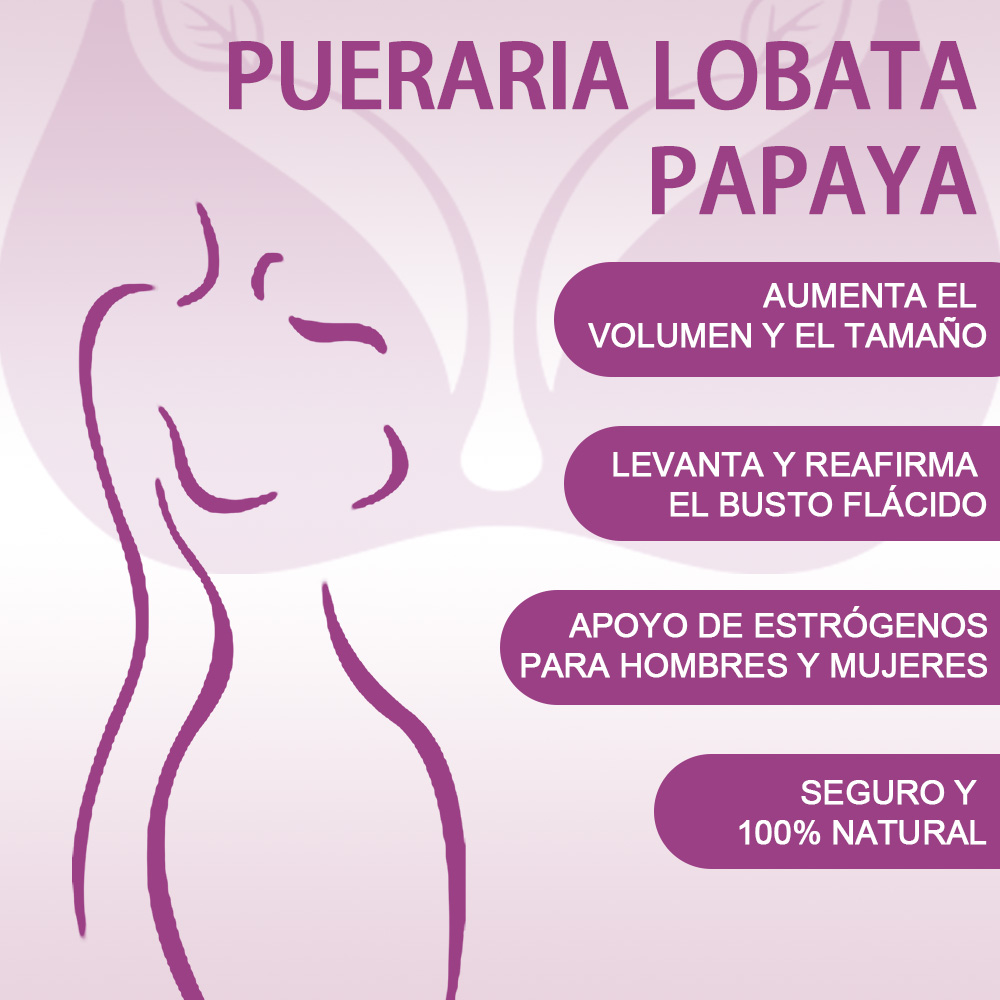 Gwynne Puro Natural Aumento De Mamas Lifting De Glúteos,con Pueraria Mirifica 1000mg Y Extracto De Papaya 500mg,apoyo Al Crecimiento Mamario,piel Sana,estrógeno,60 Gominolas
