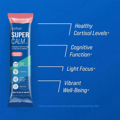 F Bebidas En Polvo Supercalm Suplemento Gwynne 2pcs