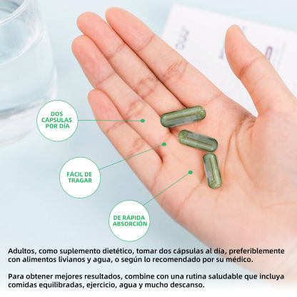 60 Cápsulas Gwynne Moringa Super Alimento Verde Puro Frasco Con Sin Sabor