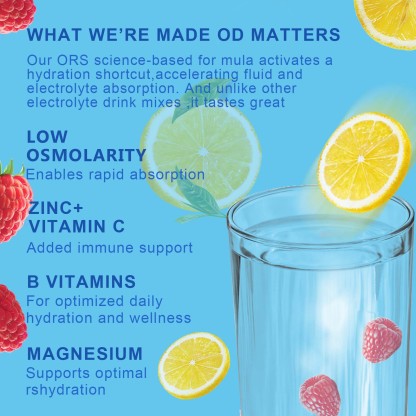 Mezcla De Bebidas En Polvo Supercalm Suplementos Frambuesa E