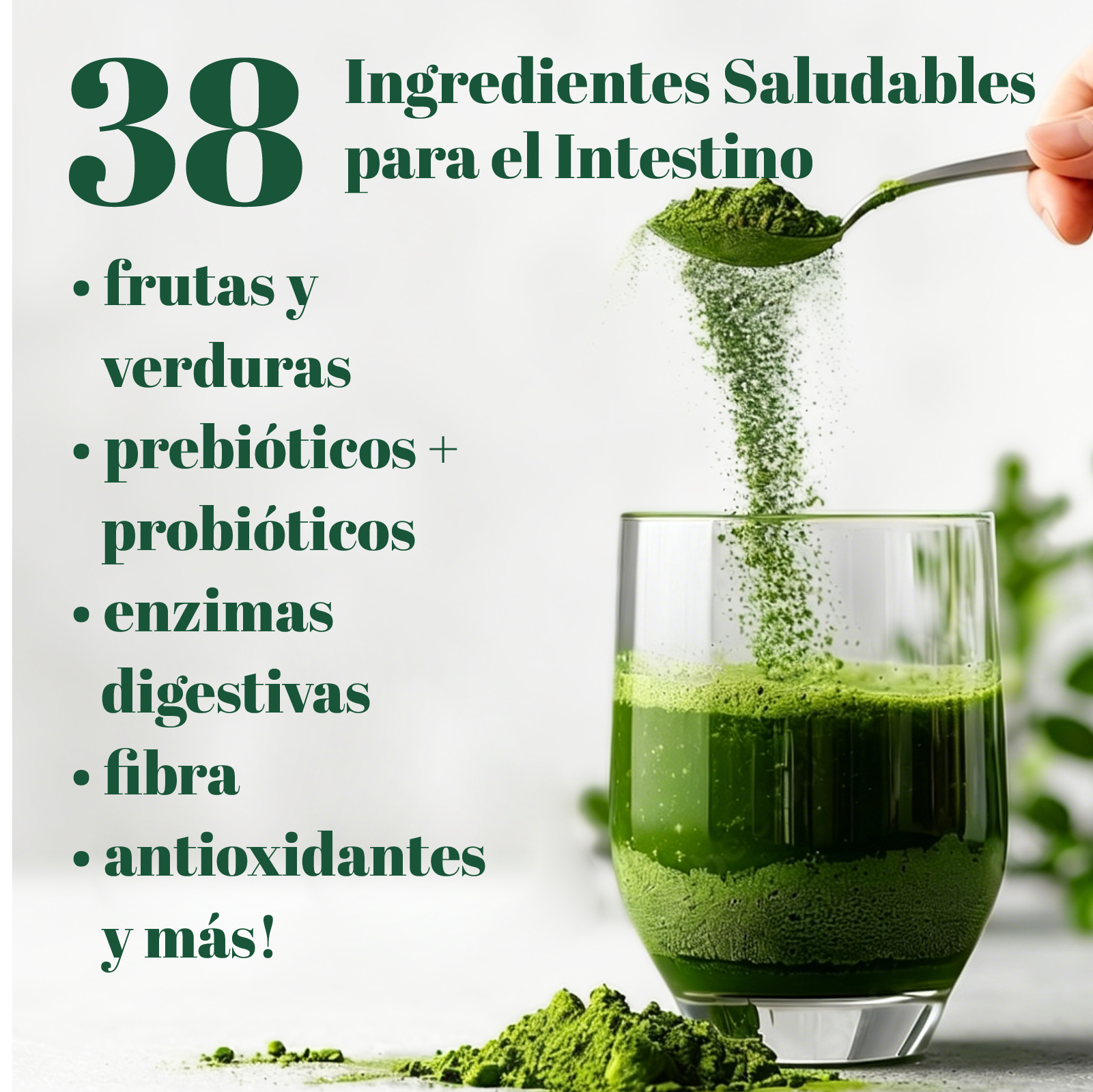 Gwynne Greens Superfoods En Polvo,Con Probióticos Y Enzimas,mezcla De Bebidas Orgánicas De Frutas Y Verduras,198g