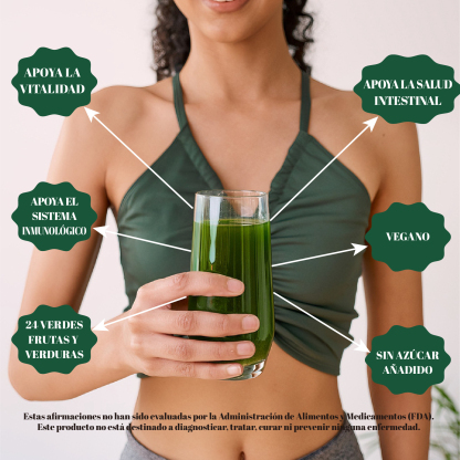 Gwynne Greens Superfoods En Polvo,Con Probióticos Y Enzimas,mezcla De Bebidas Orgánicas De Frutas Y Verduras,198g