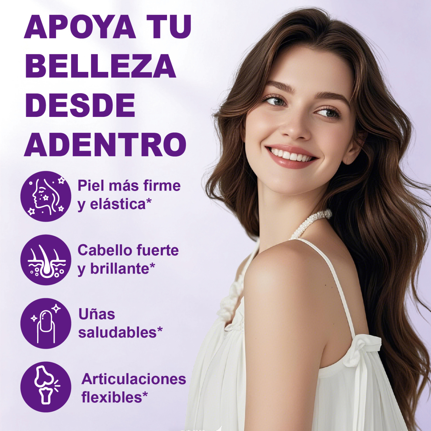 Gwynne Péptidos de Colágeno Múltiples 4000 mg,con Biotina y Ácido Hialurónico,300 Cápsulas
