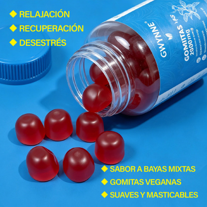 Gwynne Gominolas De Vitaminas skm-66 Ashwasandha Maca Root 60gomit Sin Sabor