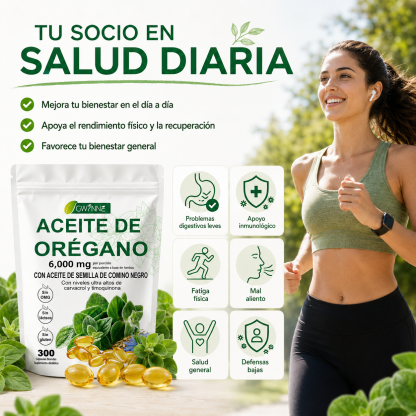 Gwynne Micro Ingredients Aceite De Orégano Cápsulas Oil Of Oregano Blandas 6000mg Por Dosis 300 Cápsulas