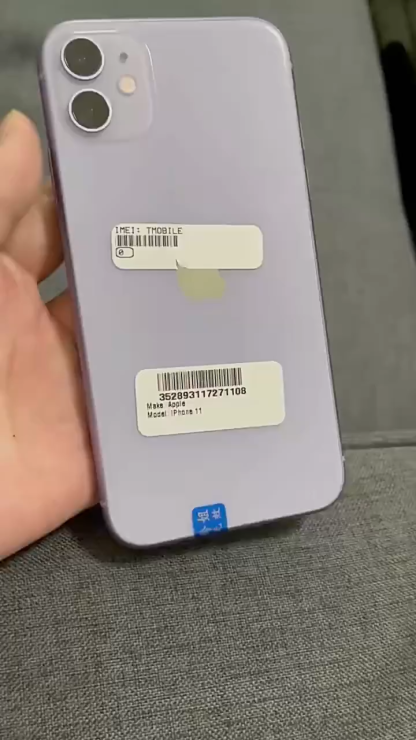 Apple iPhone 11 Cell Phone,64GB 128GB 256GB US Version,Black,iOS 16,6.1 Inches, Unlocked Original