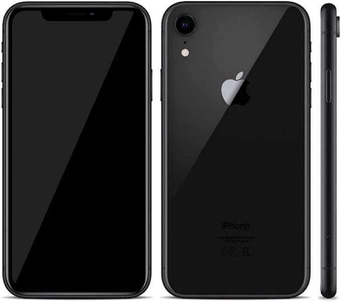 Apple iPhone XR 64GB 128GB 256GB Black iOS 12 6.1 Inches Fully Unlocked Resolution-1792 x 828
