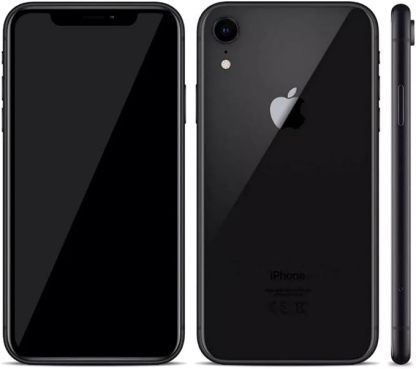 Apple iPhone XR 64GB 128GB 256GB Black iOS 12 6.1 Inches Fully Unlocked Resolution-1792 x 828