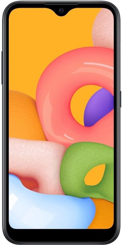 Samsung Galaxy A01 16GB 1SIM US Version Unlocked Cell Phone,5.7 Inches,Black