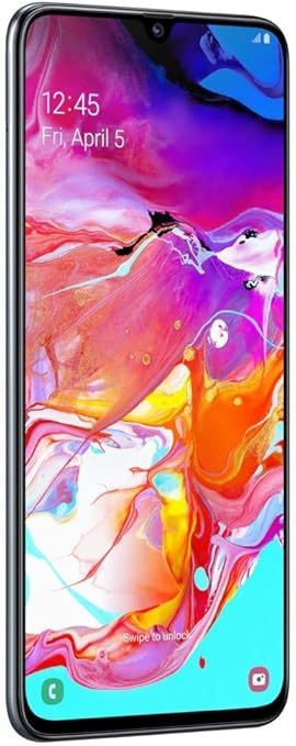SAMSUNG Galaxy A70 6+128GB 6.7 inch Screen,Android 9.0,Unlocked Cell Phone,Black Smartphone