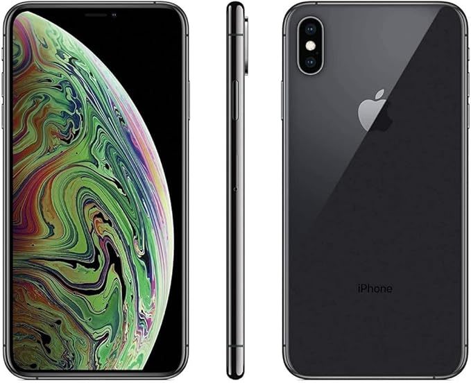 Apple iPhone XS Max 64GB 256GB Fully Unlocked iOS 12 Cell Phone 6.5 Inches Black Resolution-2688 x1242