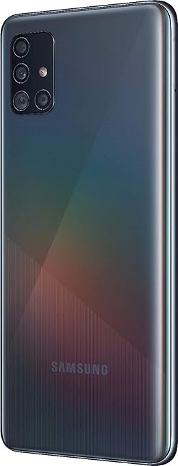 SAMSUNG Galaxy A51 128GB,Android Smartphone,4+128GB Storage,Long-Lasting Battery,Black,Android 10.0,6.5 Inches
