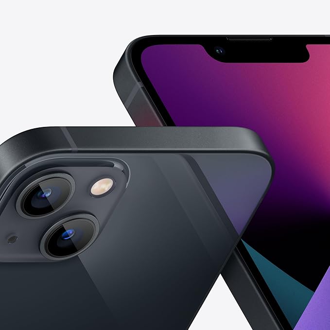 Apple iPhone 13 128GB 256GB 512GB,iOS 16 Smartphone,6.1 Inches,Unlocked Cell Phone,Black